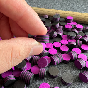 Puntas de taco de billar multicapa, estilo O'Min, de alta elasticidad y durabilidad para tacos de snooker de eje pequeño, repuesto para billar - Product Image 2