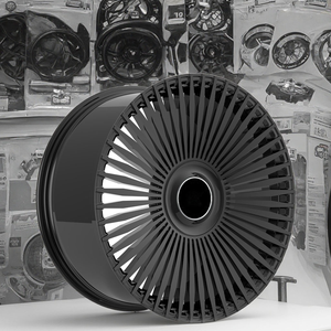 Rines Negros Brillantes para Auto 5x112 19 20 21 22 23 Pulgadas Diseño Multirradio Clásico para Ranger Rover Defender Benz S680 Gls - Product Image 6