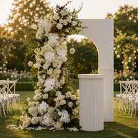 Arche de fleurs synthétiques en gros pour mariage et anniversaire, arche décorative de fleurs artificielles