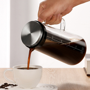 Đá thả lạnh Brew nồi cà phê cao Borosilicate nồi nhà quy mô cà phê nồi thép không gỉ Lọc lạnh Brew cà phê Maker - Product Image 2