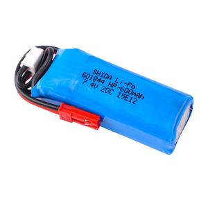 Baterías Lipo Recargables 601844 2S 7.4V 450mAh 20C para Helicóptero K989 - Product Image 3