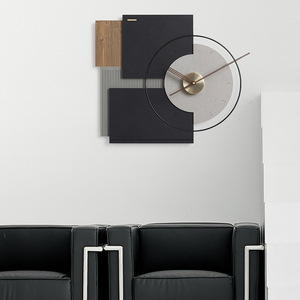 Wall <b>Clock</b> Irregular Shape Oversized <b>Battery</b> Powered Living Room Modern Design - Product Image 3