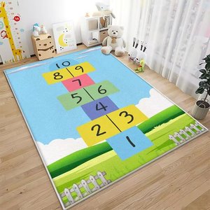 <span class=keywords><strong>Tappeto</strong></span> Reversibile Personalizzabile per <span class=keywords><strong>Bambini</strong></span>, Educazione Precoce, Moderno, per Casa, Gioco del Salto alla Rombola, Arrampicata, Picnic, Campeggio, <span class=keywords><strong>Tappeto</strong></span> Carino - Product Image 2