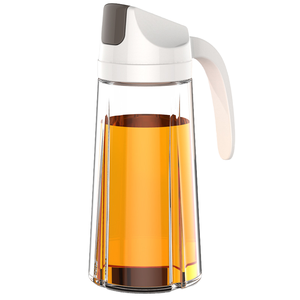 ASKD – Pot à <span class=keywords><strong>huile</strong></span> en verre moderne et écologique de haute qualité, anti-fuite, ouverture/fermeture automatique, pour assaisonnements de <span class=keywords><strong>cuisine</strong></span>, <span class=keywords><strong>huile</strong></span> et vinaigre - Product Image 4