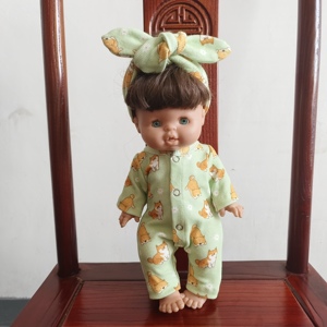 <span class=keywords><strong>Miniland</strong></span>-monos de muselina sólida de una pieza para <span class=keywords><strong>muñeca</strong></span>, ropa de verano - Product Image 2