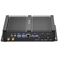Mini PC i5 AS, RAM 16GB/SSD 256GB, Nettop Industri Berbahan Logam dengan 2xCOM RS232, Dual HD+VGA, Tanpa Kipas, Beroperasi Senyap