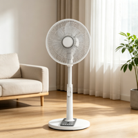 Ventilateur sur pied électrique pour la maison, hauteur réglable, commande à distance, 4 modes de ventilation, contrôle de la vitesse 1-8, ventilateur d'air vertical