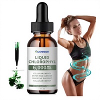 Fournisseur de gouttes liquides de complexe cuivre-chlorophylle pour boisson détox à marque privée, supplément amincissant, chlorophylle liquide originale