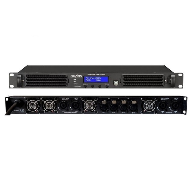 Professional Power Amplifier 2*5200W Quality DSP Class D DJ 10000 Watt Power Amplifier