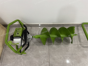 Powerful Gasoline CDHB MT-D003A Earth Auger <b>Post</b> Hole <b>Digger</b> 2-Man Operated 2 Stroke 63cc 2.5kw Super Easy Starter - Product Image 6