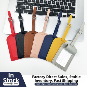 <span class=keywords><strong>Etiquetas</strong></span> de <span class=keywords><strong>Equipaje</strong></span> de Cuero PU con Logotipo Impreso Personalizado de Alta Calidad, con Tarjeta de Identificación, Venta al por Mayor de Fábrica, <span class=keywords><strong>Etiquetas</strong></span> de <span class=keywords><strong>Equipaje</strong></span> Promocionales <span class=keywords><strong>para</strong></span> Regalo - Product Image 2
