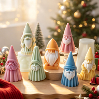 J10-606 Benutzerdefinierte Logo-Weihnachts-Silikonform Fabrik 3D Weihnachtsbaum Schneemann Formen für Handgemachte Seife Kerzen Harz Schlüsselanhänger