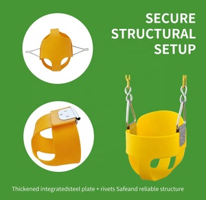 Haute résistance polyvalente maison jardin école Playhouse chaîne bambin seau balançoire intérieur extérieur balançoire <span class=keywords><strong>siège</strong></span> - Product Image 4