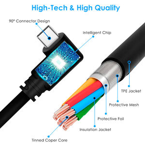 60W PD 5Gbps ชาร์จเร็ว USB 3.2 Gen1ชนิด C สาย5M VR 2 <span class=keywords><strong>Link</strong></span> อุปกรณ์เสริมสำหรับเกม - Product Image 3