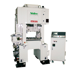 Prensa Punzonadora Hidráulica de Alta Velocidad Nidec Kyori SS3 con Potencia Neumática para Mecanizado de Núcleos de Motor - Product Image 1