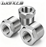 Bushing Pengurang Pipa Bulat Tempa Berulir NPT Baja Karbon ASME B16.11 ASTM A105 Tekanan Tinggi 50mm Industri