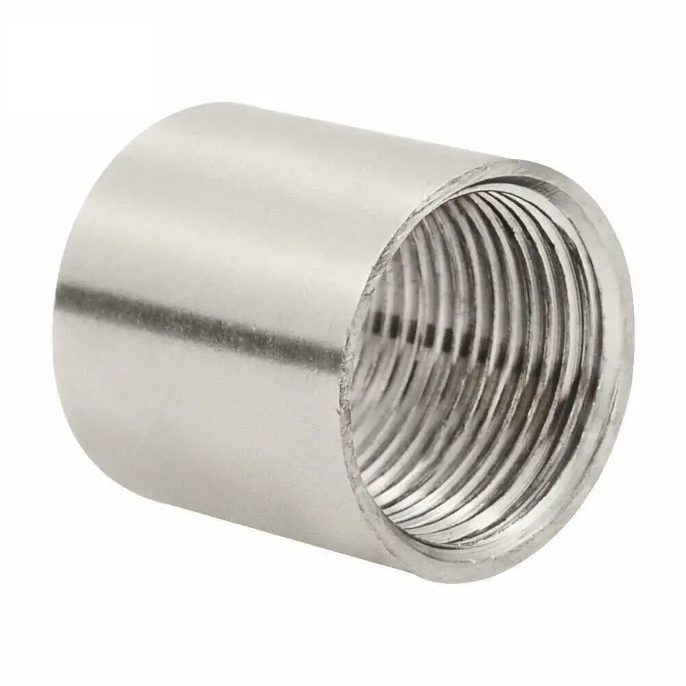 Manufacturer Of Custom Ss Fitting Pipe Stainless Steel Bsp/BSPT/BSPP/NPT Threaded Coupling Of Pipe Fittings 3/8"to1/4"