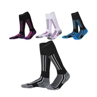 Chaussettes de compression en gros, chaussettes de sport montantes personnalisées avec grip pour le football