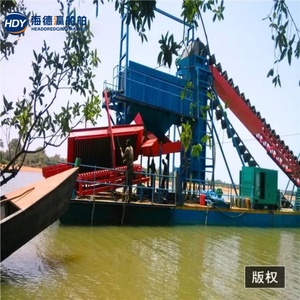 Pontones Flotantes <span class=keywords><strong>de</strong></span> 100 cm, Barcaza <span class=keywords><strong>de</strong></span> Dragado <span class=keywords><strong>de</strong></span> Arena, Sistema <span class=keywords><strong>de</strong></span> Transporte por Cadena <span class=keywords><strong>de</strong></span> Cangilones, Embarcaciones Mineras - Product Image 6