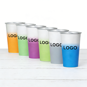Mug en aluminium personnalisé de 17 oz et 16 oz, changeant de couleur avec la température, idéal pour le camping en plein air, cadeaux amusants - Product Image 1