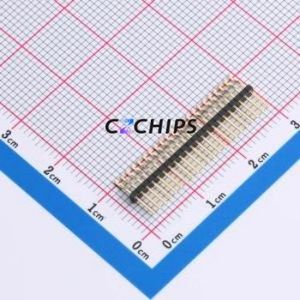 X1311WRS-22J-C40D42 Pin Header SMD,P=1.27mm,Horizontal Mount Connector ( Pin Structure: 1x22P )( Pitch: 1.27mm )( Row Spacing: - Product Image 1