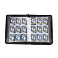 Benutzer definierter 3-Ring-Ordner mit 9 Taschen Factory PU-Karten ordner für Fotos Album buch und Sammelkarten album für den Heimgebrauch