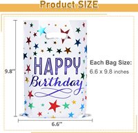 Sacs de courses en plastique PE durables et recyclables, pochettes à bec verseur, épaisseur personnalisée, logo personnalisé, couleur et taille personnalisées pour anniversaires d'enfants