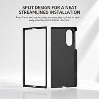 Étui rigide en PC noir mat pour Samsung Galaxy Z Fold 8, toucher lisse, anti-traces de doigts, protection contre les chocs pour smartphone pliable