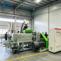 Machine de recyclage automatique Horserider pour l'ouverture de balles de film PE/PP, avec pompe de pressage, déshydratation et séchage, équipée d'un moteur et d'une boîte de vitesses