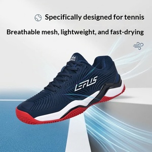 Professionelle Tennisschuhe für Herren und Damen, KPU-Obermaterial, atmungsaktiv, rutschfeste Gummisohle, stoßdämpfende Sportschuhe mit Schnürung - Product Image 3