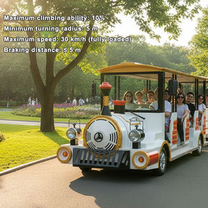 Autobús Eléctrico de Lujo para Parques de Atracciones, Transporte Turístico, Recorridos por el Zoológico de la Ciudad, Vehículo Eléctrico para Recorridos Turísticos, Autobús Turístico en Venta - Product Image 2