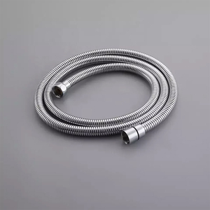 Tieba Tuyau d'extension de <span class=keywords><strong>robinet</strong></span> de douche moderne et <span class=keywords><strong>flexible</strong></span> en acier inoxydable pour douchette et chauffe-eau, installation facile, garantie 1 an - Product Image 2