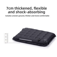 Coussin de siège gonflable portable de haute qualité pour l'extérieur, épaisseur 7 cm, pour le camping, l'escalade, les excursions, rehausseur de fessiers léger