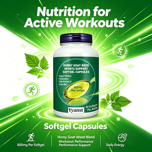 Complément alimentaire naturel à base de plantes Horny Goat Weed pour l'énergie quotidienne et la nutrition sportive, favorisant les performances sportives pour les hommes actifs, OEM - Product Image 3