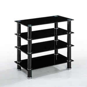2019 New Design Corner Tempered Glass Metal Small <strong>TV</strong> Stand <strong>Shelf</strong> <strong>for</strong> Bed Room or Living Room - Product Image 2