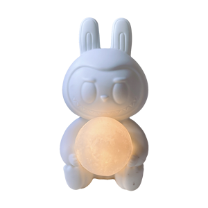 Lampada <span class=keywords><strong>Luna</strong></span> DIY con Orso Fluido, Luce <span class=keywords><strong>Luna</strong></span> Creativa Stile Orso <span class=keywords><strong>e</strong></span> Coniglio, Kit Pittura Fai-da-Te per Bambini <span class=keywords><strong>e</strong></span> Adulti - Product Image 1
