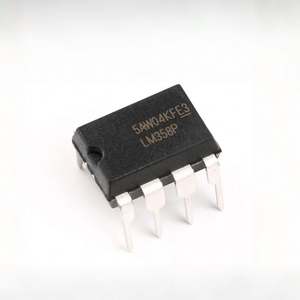 Amplificador de propósito general LM358P Dual Op-Amp 8-PDIP para amplificación de señal de sensor, electrónica DIY, circuitos de control industrial - Product Image 1