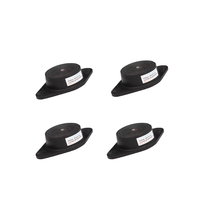 Bellking BKDR Pieds amortisseurs en caoutchouc anti-vibration, anti-dérapants pour générateurs, capacité de charge 10-1100 kg, ISO9001