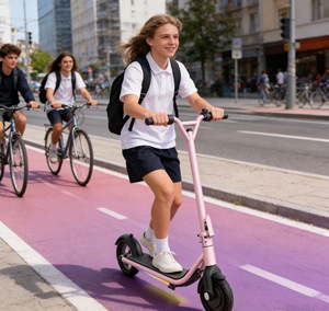 Trottinette électrique portable pour enfants, antichoc, étanche, pliable, conduite sécurisée, entrepôts américains et européens - Product Image 2