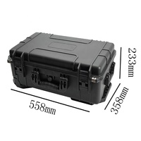 Étui pour cartes de chariot en plastique dur étanche à 5 rangées avec roues pour PSA, étui One Touch, Toploaders