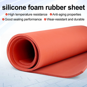 Feuille de <span class=keywords><strong>mousse</strong></span> en <span class=keywords><strong>caoutchouc</strong></span> éponge de silicone imperméable, <span class=keywords><strong>plaque</strong></span>, coussin, découpe à chaud à haute température avec adhésif, feuille de <span class=keywords><strong>mousse</strong></span> de silicone <span class=keywords><strong>souple</strong></span> - Product Image 2