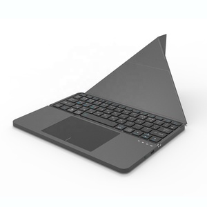 Clavier pliable universel pour tablette avec étui, clavier sans fil fin avec pavé tactile, support pliable multi-angles pour iPad Pro Air 7 - Product Image 3