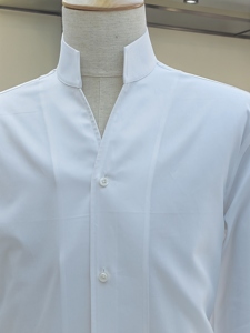 <span class=keywords><strong>Chemise</strong></span> de smoking élégante pour <span class=keywords><strong>homme</strong></span>, 100 % coton blanc pur, à manches longues, col rabattu, sergé haut de gamme, pour affaires - Product Image 2