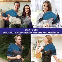 Thérapie par le froid chaud réutilisable Ice Pack Gel Wrap épaule compresse froide Ice Pack Wrap pour le cou épaule