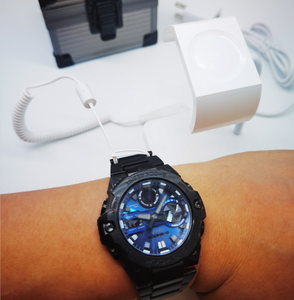 Smartwatch giyilebilir beyaz güvenlik <span class=keywords><strong>Alarm</strong></span> anti-hırsızlık ekran standı tutucu - Product Image 4