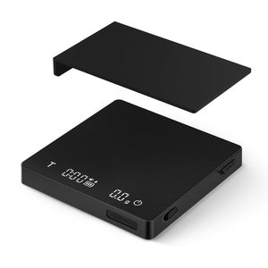 2025 New Design Portable Coffee Scale Electric Type-C Charging 2kg/0.1g Capacity LCD Display Side Ambient Light Weight Measuring - Product Image 1