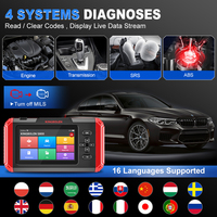 Herramienta de Diagnóstico Automotriz Universal Kingbolen S800 de Cuatro Sistemas, Escáner OBD2 para Todos los Autos, Actualización de Software Gratuita de por Vida