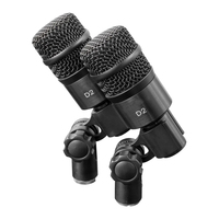 Kit de microphone à batterie DP7 professionnel 7 pièces-Micros d'instruments dynamiques pour batterie, performance de bande en direct et enregistrement de scène