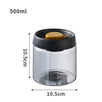 Conteneur hermétique pour grains de café, conteneur de stockage anti-humidité, conteneur de stockage alimentaire sous vide