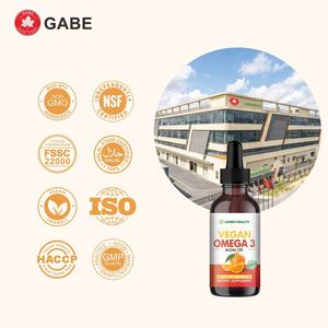 Gotas Veganas de Omega 3 para Adultos, Extracto de Algas, Salud del Corazón y el Cerebro, Suplementos a Base de Plantas de Marca Privada - Product Image 1